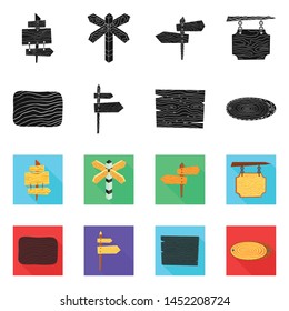 Isolated object of raw and forest sign. Set of raw and hardwood vector icon for stock.