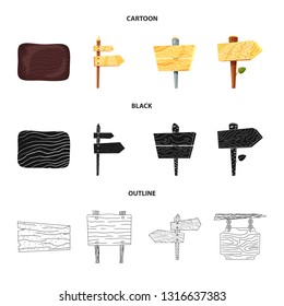 Isolated object of raw  and forest  symbol. Set of raw  and hardwood vector icon for stock.