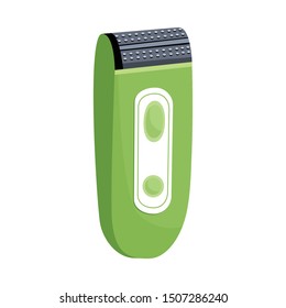 Isolated object of razor and care icon. Graphic of razor and leg vector icon for stock.