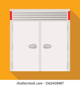 Isolated object of refrigerator and freezer sign. Graphic of refrigerator and fridge vector icon for stock.