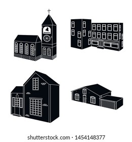 Isolated object of renovation and infrastructure icon. Set of renovation and home vector icon for stock.