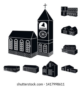 Isolated object of renovation and infrastructure sign. Collection of renovation and home vector icon for stock.