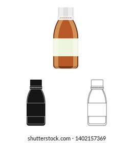 Isolated object of retail and healthcare logo. Collection of retail and wellness vector icon for stock.