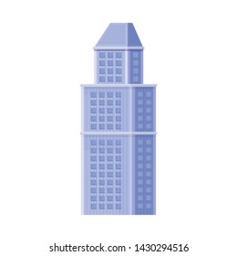 Isolated object of rise and high icon. Set of rise and urban vector icon for stock.