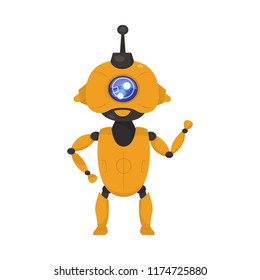 Isolated object of robot and factory symbol. Collection of robot and space vector icon for stock.