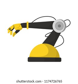 Isolated object of robot and factory symbol. Set of robot and space stock symbol for web.