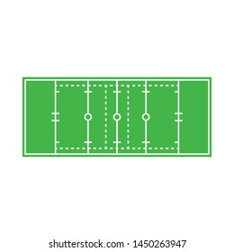 Isolated object of rugby and stadium icon. Collection of rugby and goal stock vector illustration.