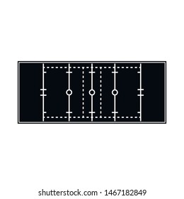 Isolated object of rugby and stadium symbol. Collection of rugby and goal stock symbol for web.