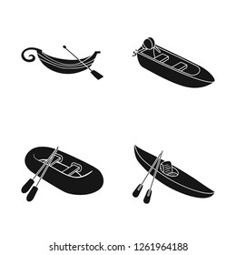Isolated object of sail and sea icon. Collection of sail and regatta vector icon for stock.