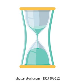 Isolated object of sandglass and timer symbol. Web element of sandglass and transparent vector icon for stock.