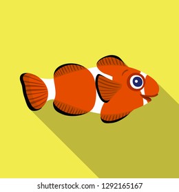 Isolated object of sea and animal icon. Set of sea and marine vector icon for stock.