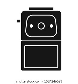 Isolated object of sharpener and whittle symbol. Web element of sharpener and sharpen Stock vector illustration.