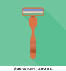 Isolated object of shaver and shave sign. Web element of shaver and woman stock vector illustration.