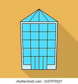 Isolated object of shop and town icon. Graphic of shop and retail vector icon for stock.