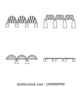 Isolated object of sight and connection icon. Set of sight and construct vector icon for stock.