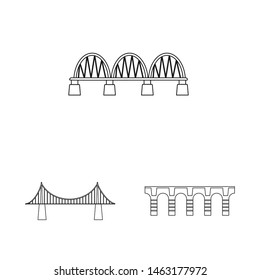 Isolated object of sight and connection icon. Set of sight and construct vector icon for stock.
