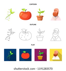 Isolated object of  and  sign. Collection of  and  stock vector illustration.