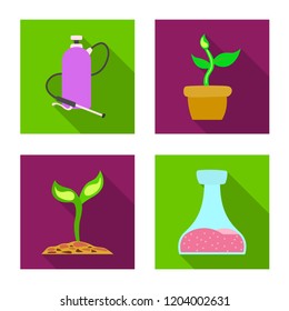 Isolated object of  and  sign. Collection of  and  stock vector illustration.