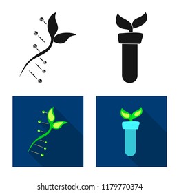 Isolated object of  and  sign. Collection of  and  vector icon for stock.