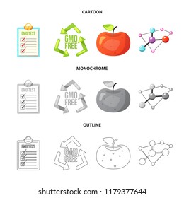 Isolated object of  and  sign. Set of  and  stock vector illustration.