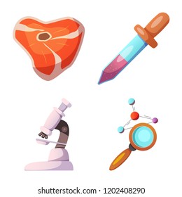 Isolated object of  and  sign. Set of  and  stock vector illustration.