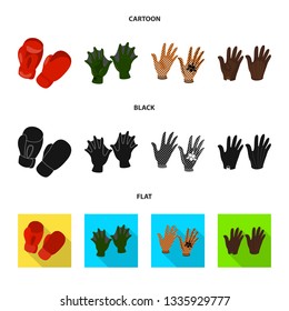 Isolated object of silhouette and safety icon. Collection of silhouette and comfort stock symbol for web.