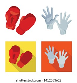 Isolated object of silhouette and safety icon. Set of silhouette and comfort stock vector illustration.