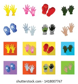 Isolated object of silhouette and safety icon. Set of silhouette and comfort stock vector illustration.