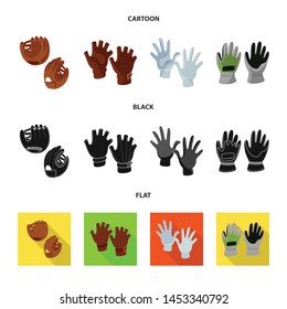 Isolated object of silhouette and safety icon. Collection of silhouette and comfort vector icon for stock.