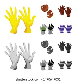 Isolated object of silhouette and safety icon. Set of silhouette and comfort vector icon for stock.