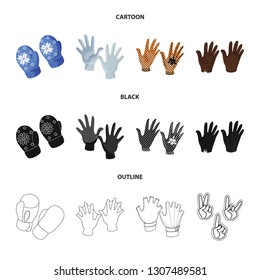 Isolated object of silhouette and safety logo. Set of silhouette and comfort vector icon for stock.