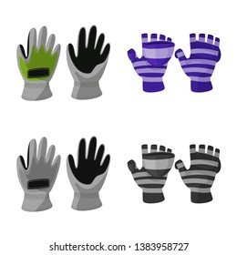 Isolated object of silhouette and safety logo. Collection of silhouette and comfort vector icon for stock.