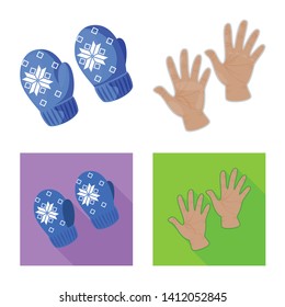 Isolated object of silhouette and safety sign. Collection of silhouette and comfort vector icon for stock.