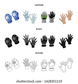 Isolated object of silhouette and safety sign. Collection of silhouette and comfort stock vector illustration.