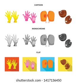 Isolated object of silhouette and safety symbol. Collection of silhouette and comfort vector icon for stock.