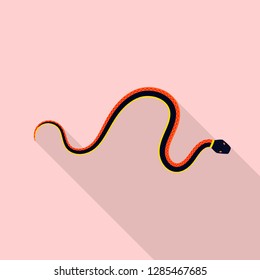 Isolated object of skin and reptile logo. Collection of skin and danger vector icon for stock.