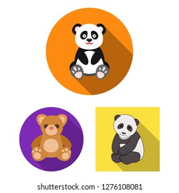Isolated object of sleep  and brown  logo. Collection of sleep  and animal  stock symbol for web.