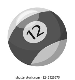 Isolated object of sport and ball icon. Set of sport and athletic stock symbol for web.