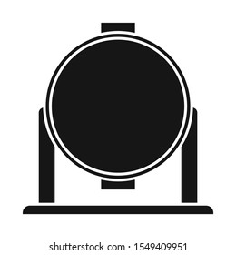 Isolated object of spotlight and light icon. Graphic of spotlight and floodlight stock symbol for web.