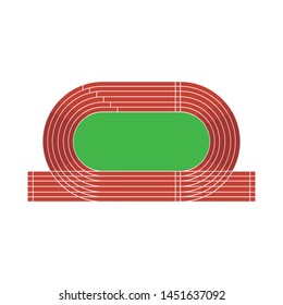 Isolated Object Of Stadium And Athletics Icon. Set Of Stadium And Race Stock Vector Illustration.