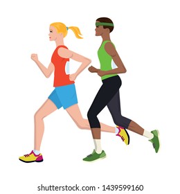 Isolated object of step and sprint sign. Collection of step and sprinter vector icon for stock.