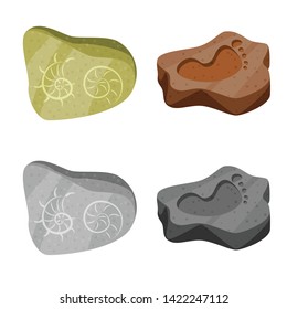 Isolated object of story and items icon. Collection of story and attributes  vector icon for stock.