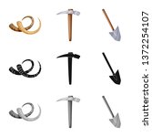 Isolated object of story and items logo. Collection of story and attributes  stock symbol for web.