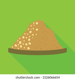 Isolated object of sugar and cane symbol. Graphic of sugar and sweet stock vector illustration.