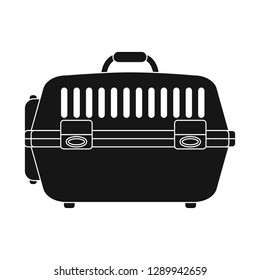 Isolated object of suitcase and baggage symbol. Collection of suitcase and journey stock symbol for web.