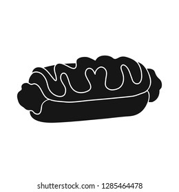 Isolated object of sweetness and product icon. Collection of sweetness and sweet vector icon for stock.