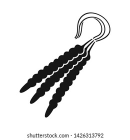 Isolated object of sweets and Georgian sign. Collection of sweets and appetizing stock symbol for web.