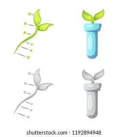 Isolated object of  and  symbol. Collection of  and  stock symbol for web.