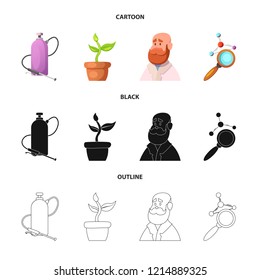 Isolated object of  and  symbol. Collection of  and  stock symbol for web.