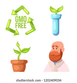 Isolated object of  and  symbol. Set of  and  stock vector illustration.